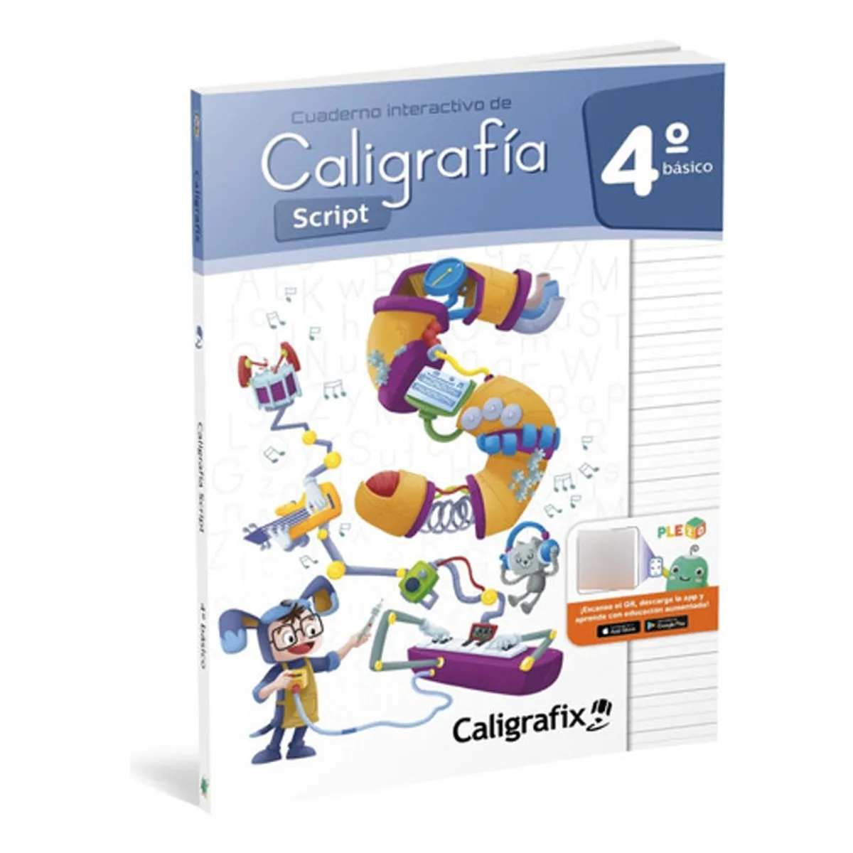 Caligrafix Cuaderno Caligrafia Script 4° Basico, marca GENERICO - Foto Principal
