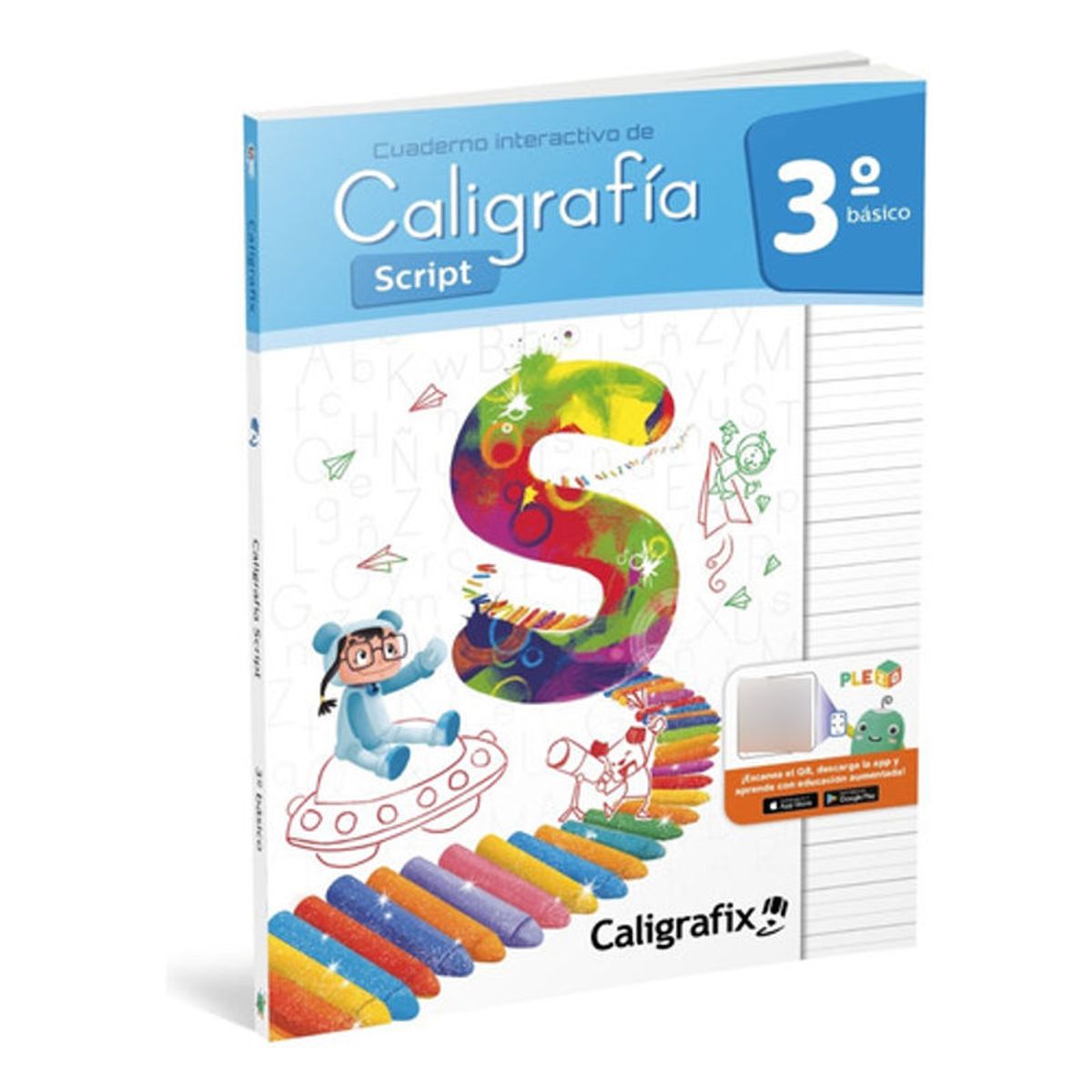 GENERICO - Caligrafix Cuaderno Caligrafia Script 3° Basico