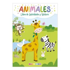 GENERICO - Libro Animales Actividades Y Stickers - Mundicrom