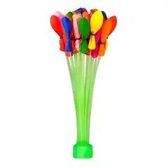 GENERICO - Globos Bombitas de Agua Racimo 37 Unidades Varios Colores