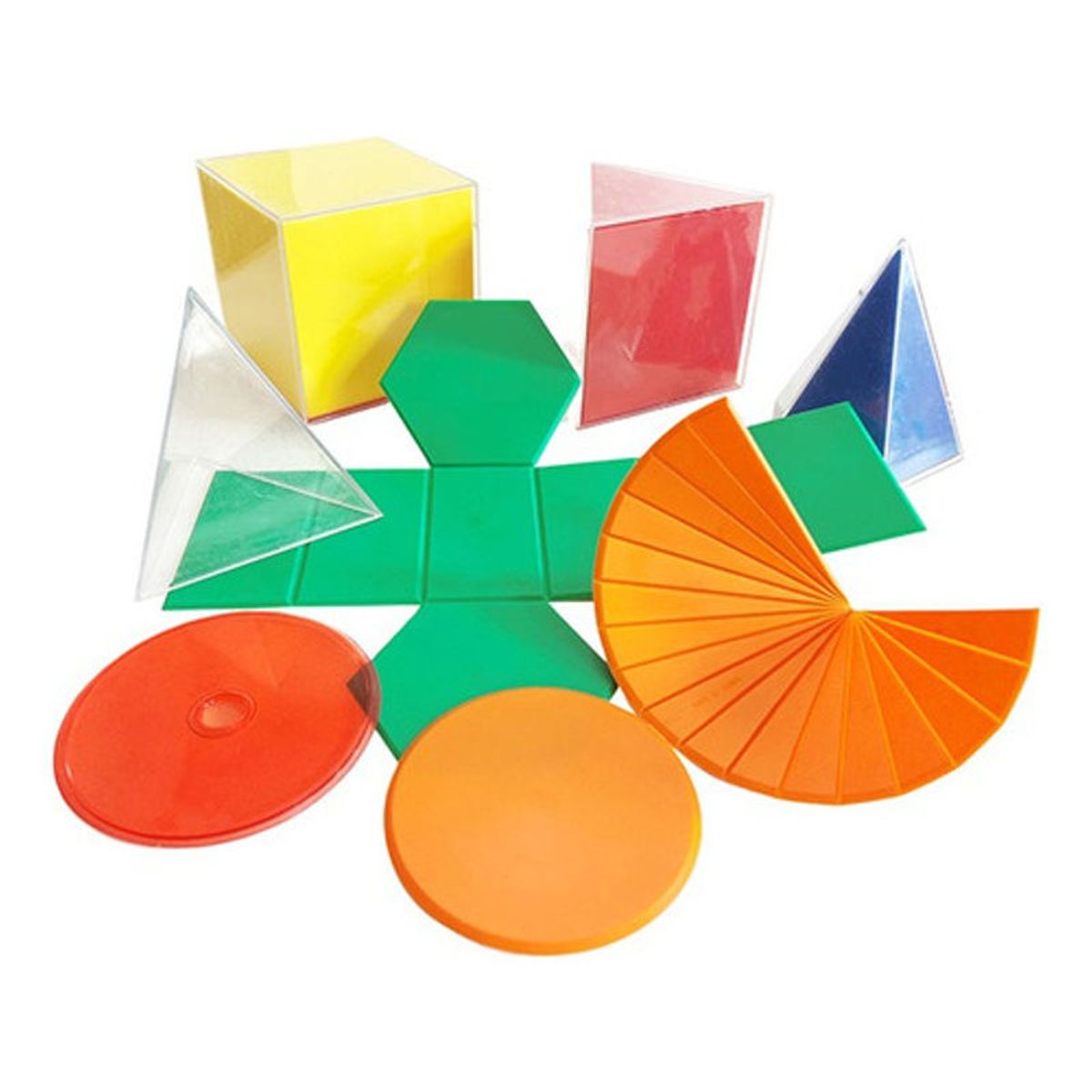 GENERICO - Cuerpos Geométricos Con Redes Plegables 2d3d