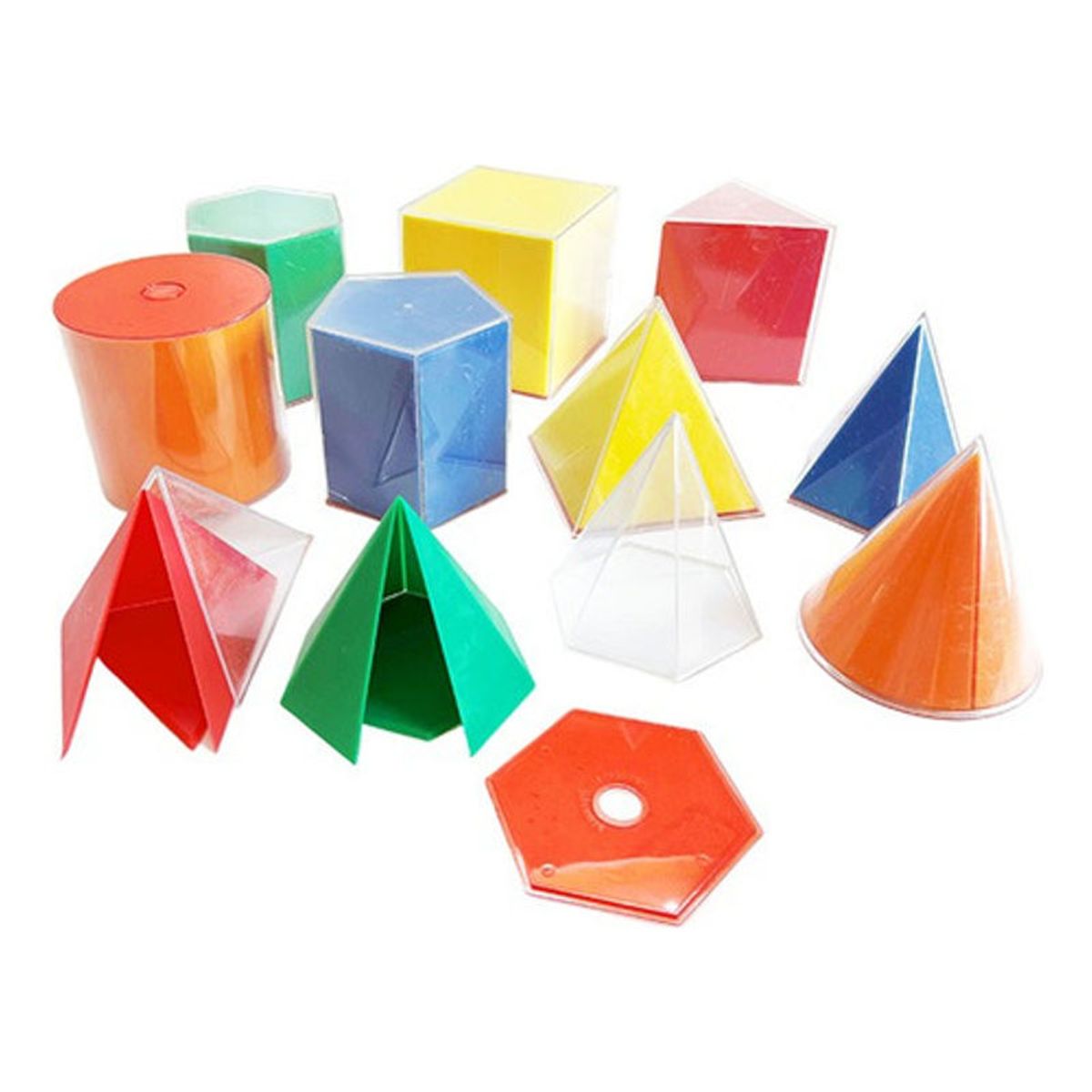 GENERICO - Cuerpos Geométricos Con Redes Plegables 2d3d