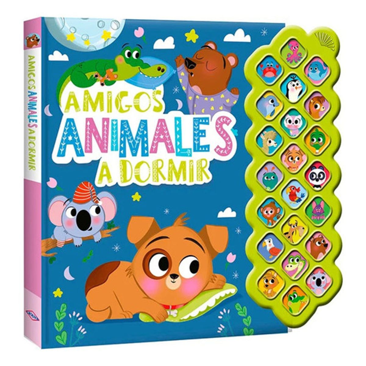 GENERICO - Libro Amigos Animales A Dormir -  22 Sonidos - Lexus Nuevo