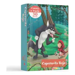 GENERICO - Caperucita Roja Cuento + Puzzle 30 Pz Mundicrom