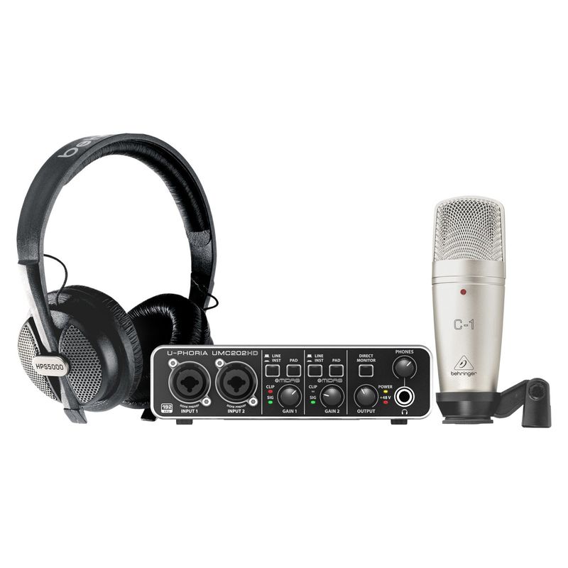 BEHRINGER - Pack de grabación Behringer U-PHORIA STUDIO PRO