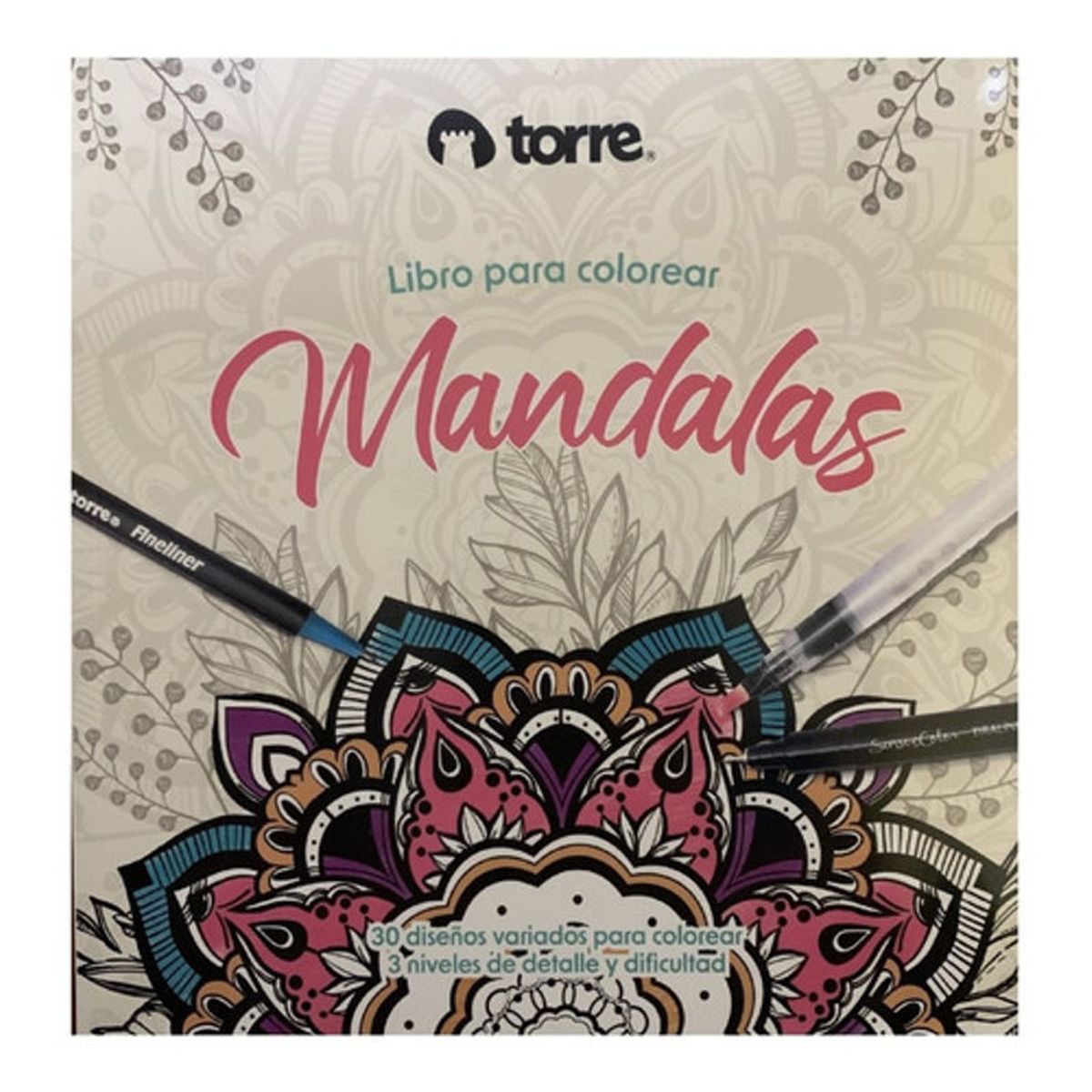 GENERICO - Mandalas - Libro Para Colorear - Torre