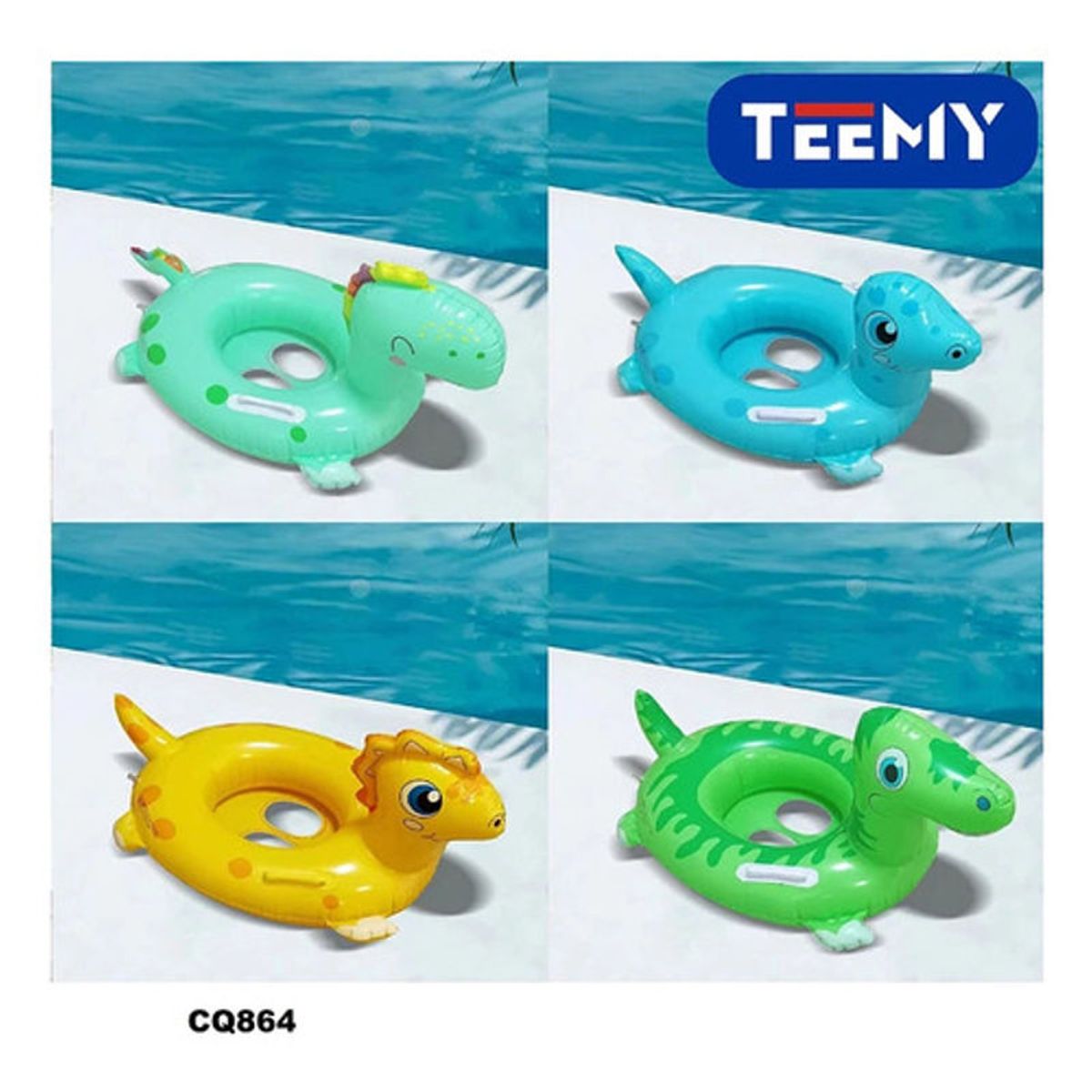 GENERICO - Flotador Inflable Para Bebé Dinosaurio Varios Colores