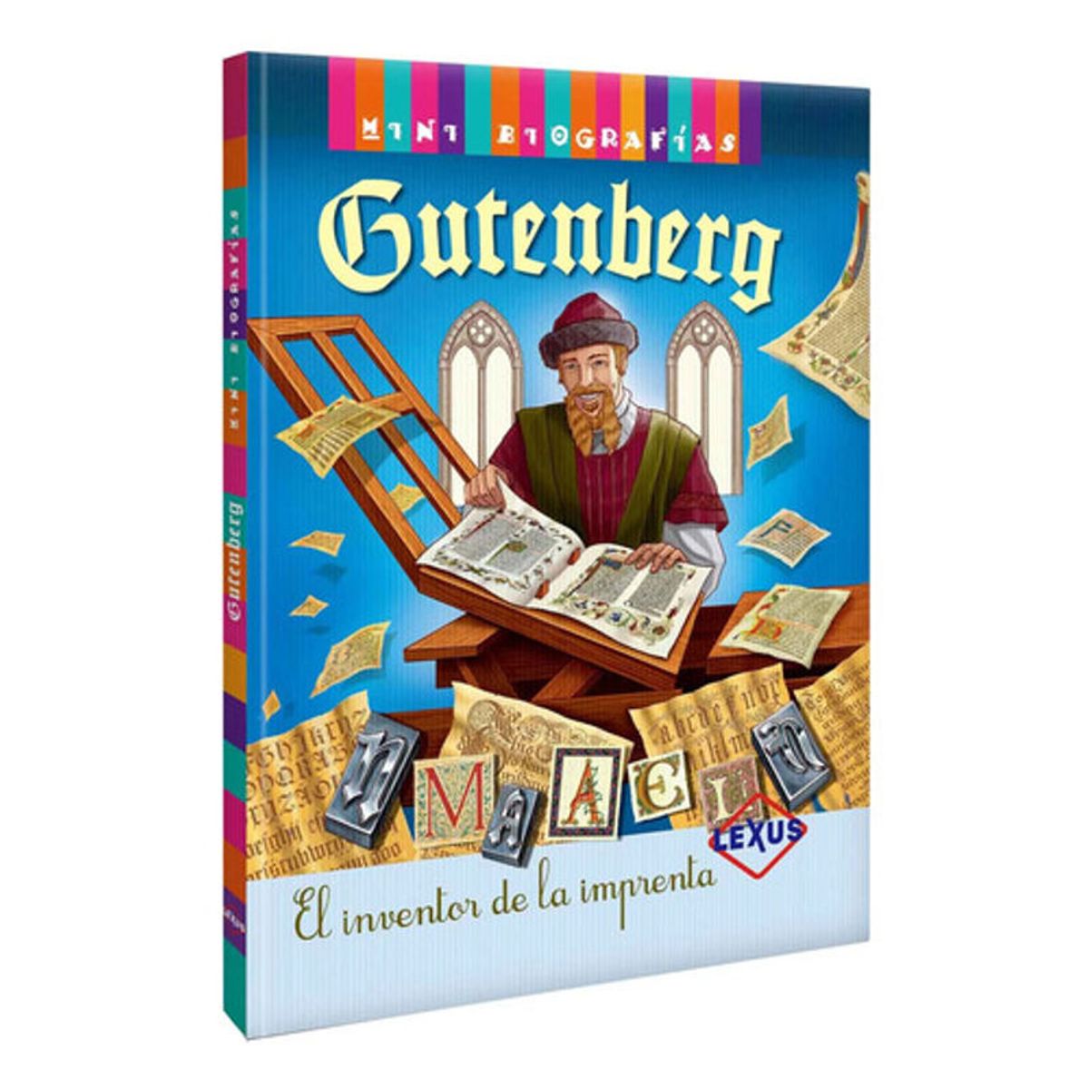 GENERICO - Libro Gutenberg El Inventor De La Imprenta- Minibiogr- Lexus