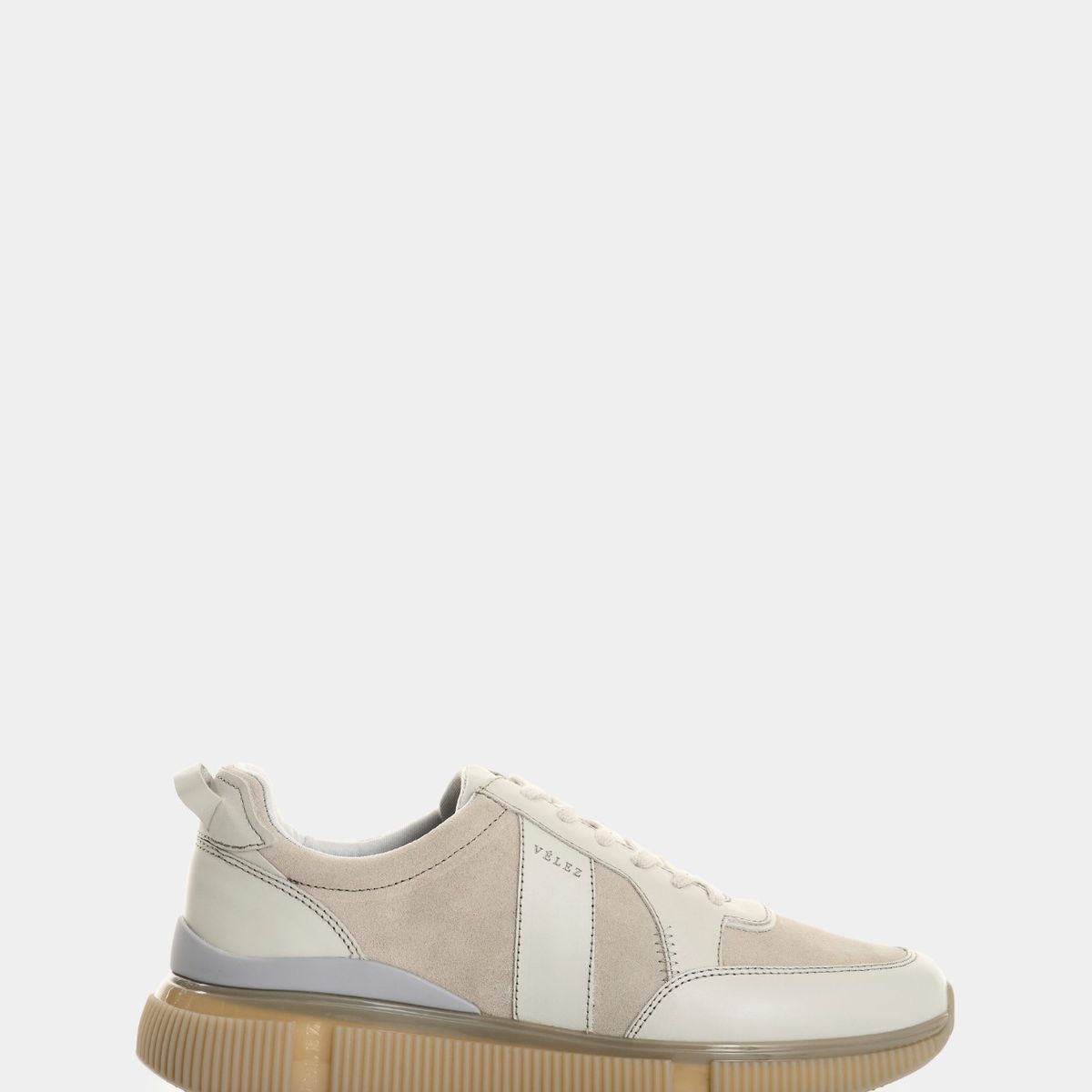 VELEZ - Vélez Zapatilla Tenis Halo 2 Cuero Hombre Suela Deportiva Gris