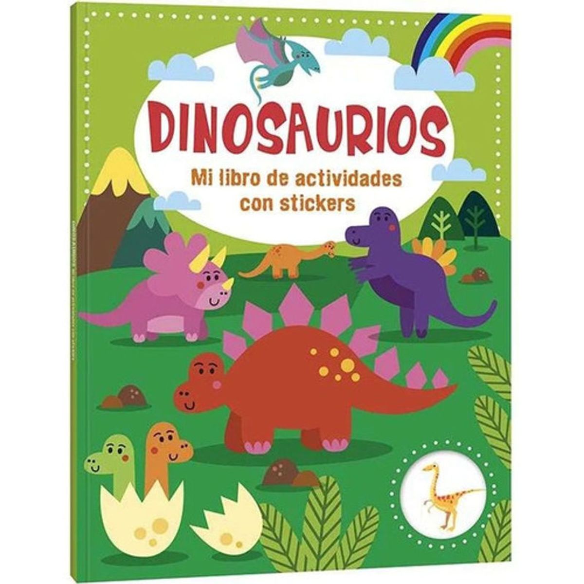 GENERICO - Libro De Actividades Dinosaurios Cstickers - Original Lexus