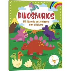 GENERICO - Libro De Actividades Dinosaurios Cstickers - Original Lexus