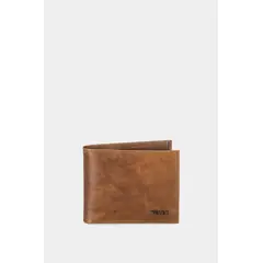 VELEZ - Vélez Billetera Salvaje Cuero Hombre Monedero Interno Miel