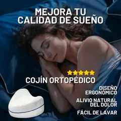 MOVI - Almohada Ortopédica para Piernas, Cadera y Espalda –Duerme Sin Dolor y Despierta Renovado