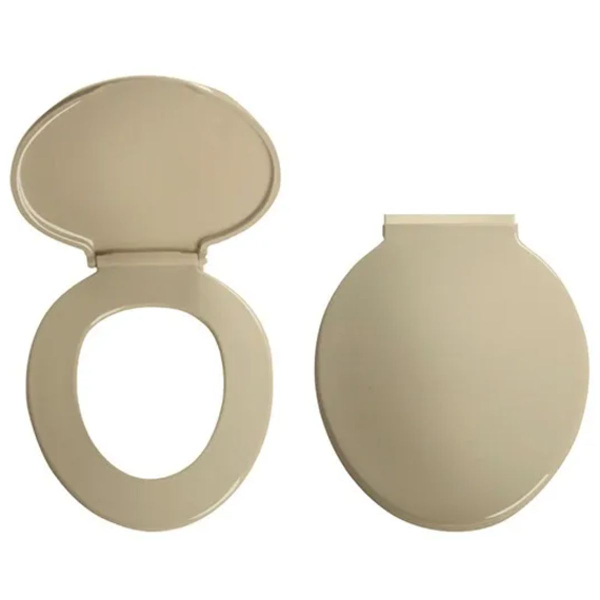 GENERICO - Asiento Redondo Universal Plástico Bone - Fanaloza Color Amarillo