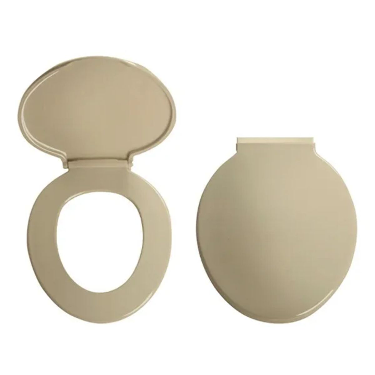 GENERICO - Asiento Redondo Universal Plástico Bone - Fanaloza Color Amarillo