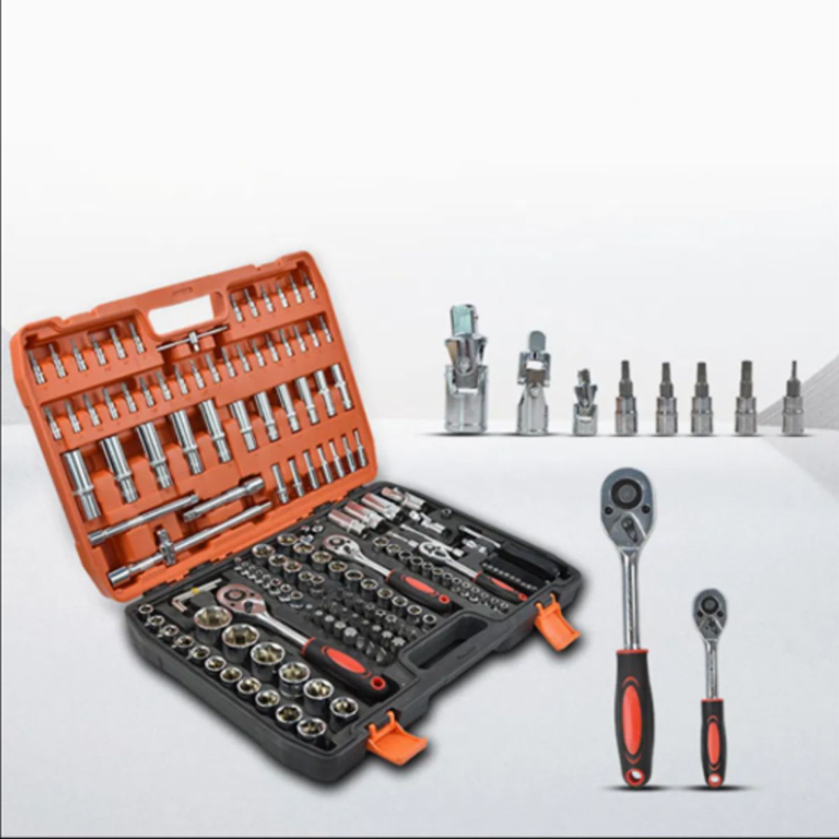 GENERICO - Set De Herramientas R-v CRV 172 PCS Esencial Color Naranja