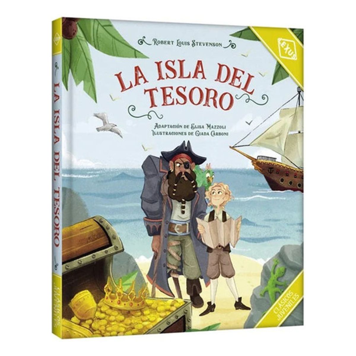 GENERICO - Libro La Isla Del Tesoro Ilustrado Clasicos Juveniles Lexus
