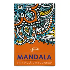 GENERICO - Libro Mandala - Mini Block Para Colorear - Mundicrom