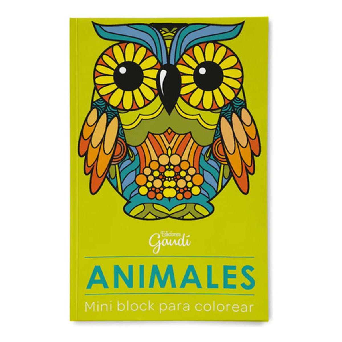 GENERICO - Libro Animales - Mini Block Para Colorear - Mundicrom