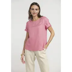 CANADIENNE - Blusa Mujer Garza Viscosa Magenta