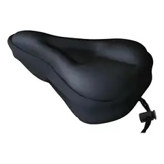 GENERICO - Funda Sillín Accesorio Bicicleta Antiprostatico Nuevo Modelo Negro 27 Cm 17 Cm