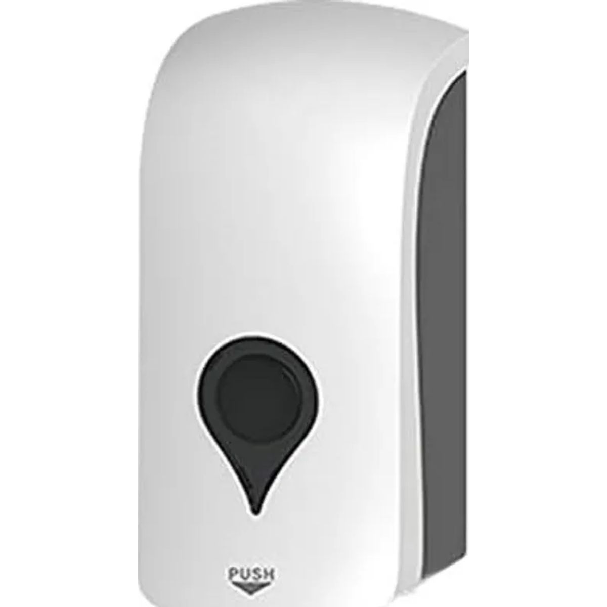 GENERICO - Dispensador Jabon Líquido Rellenable Plastico Al Muro 1000ml Color BLANCO - 325015