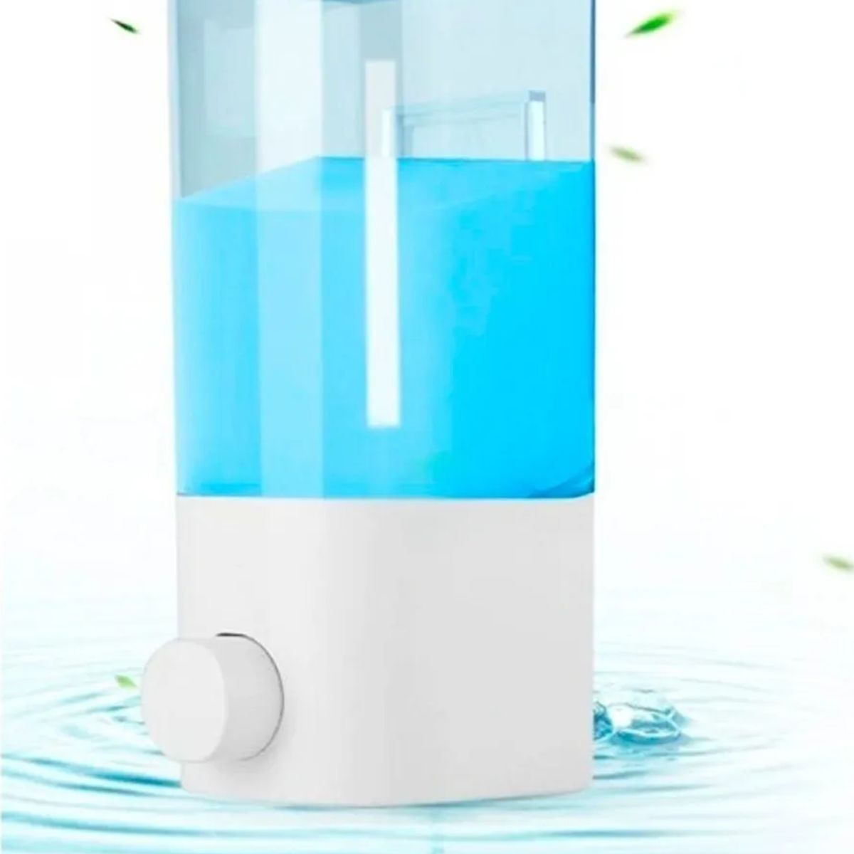 GENERICO - Dispensador De Jabón Blanco Simple 500cc Color Blanco