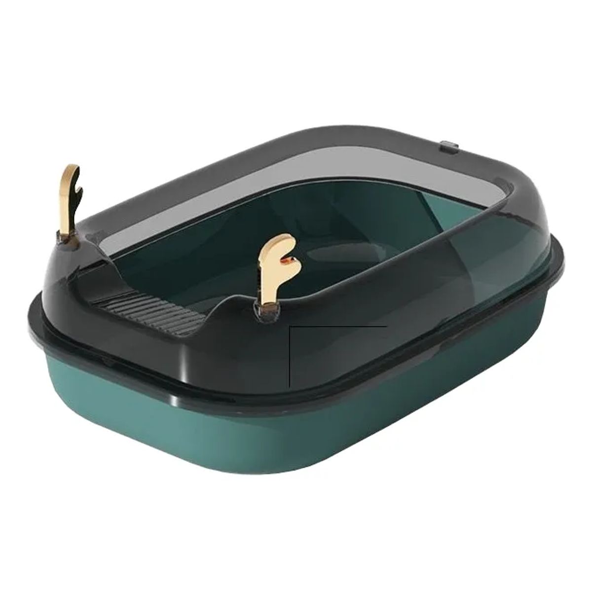 GENERICO - Arenero Grande 50cm Bandeja Sanitaria D Gato Con Pala Verde