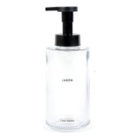 Dispensador Jabón Espuma Vidrio Transparente