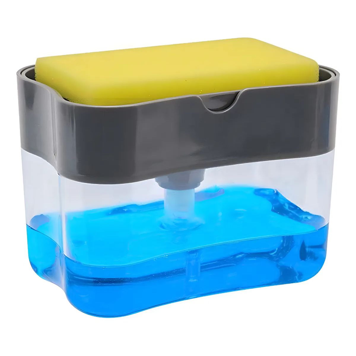 GENERICO - Dispensador De Jabon Líquido + Esponja Para Ayudin - Cocina Color Referencial