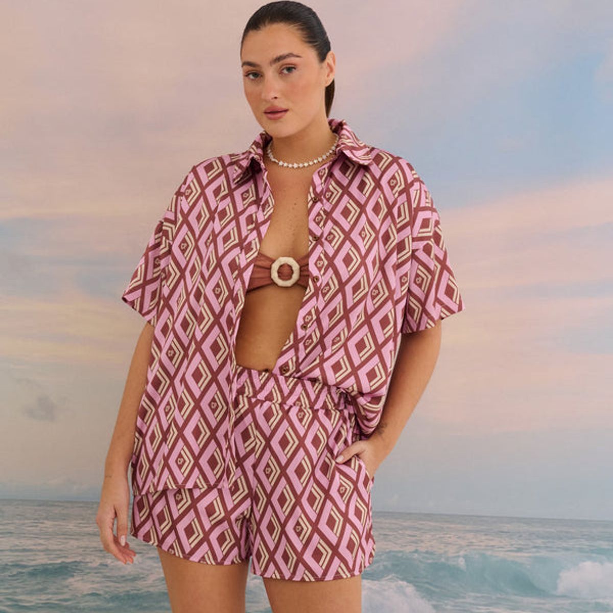 CIPITRIA - Short Mykonos Ruby Pink