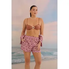 CIPITRIA - Short de Verano Mykonos Ruby Pink