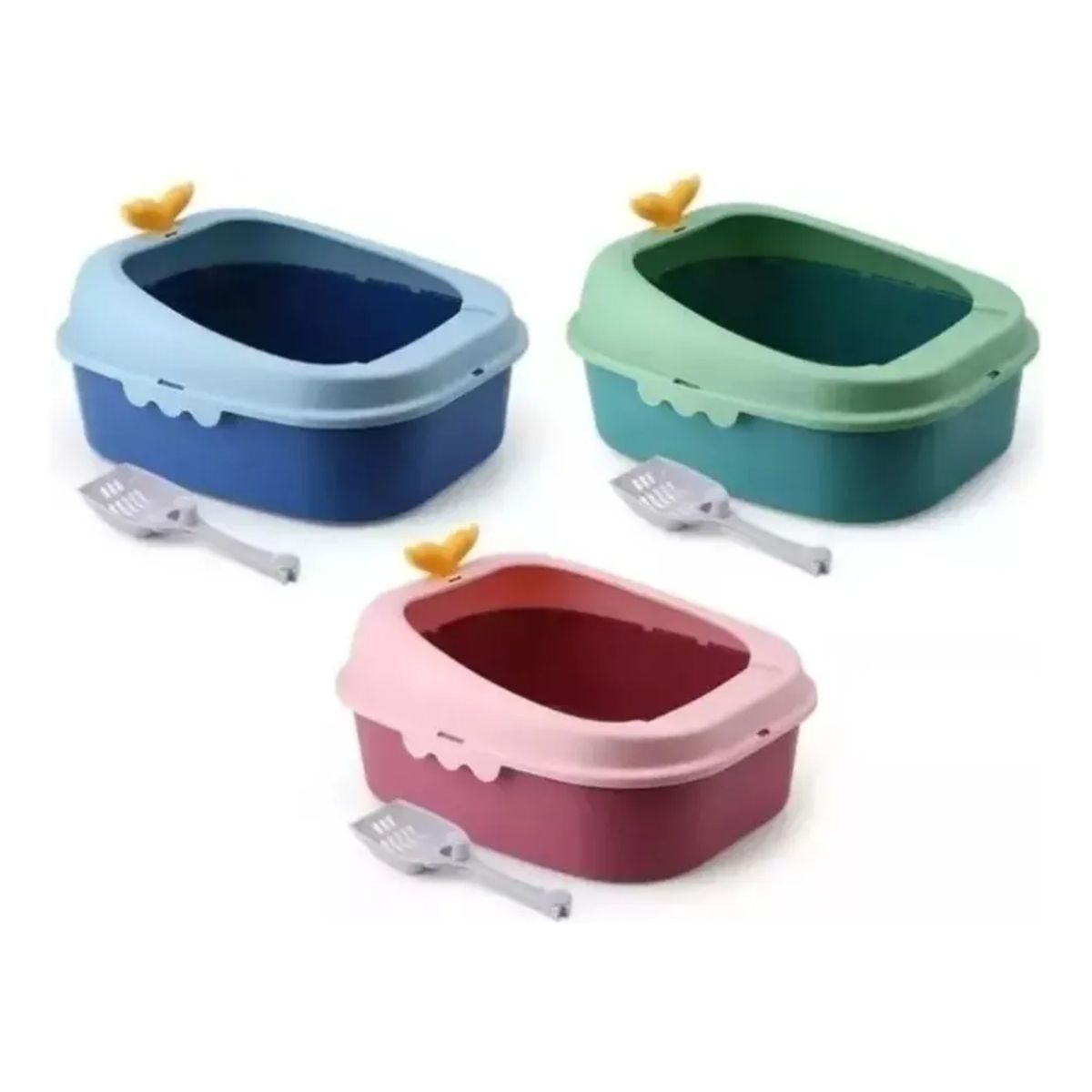 GENERICO - Arenero Para Gatos Mascotas  Baño Sanitario