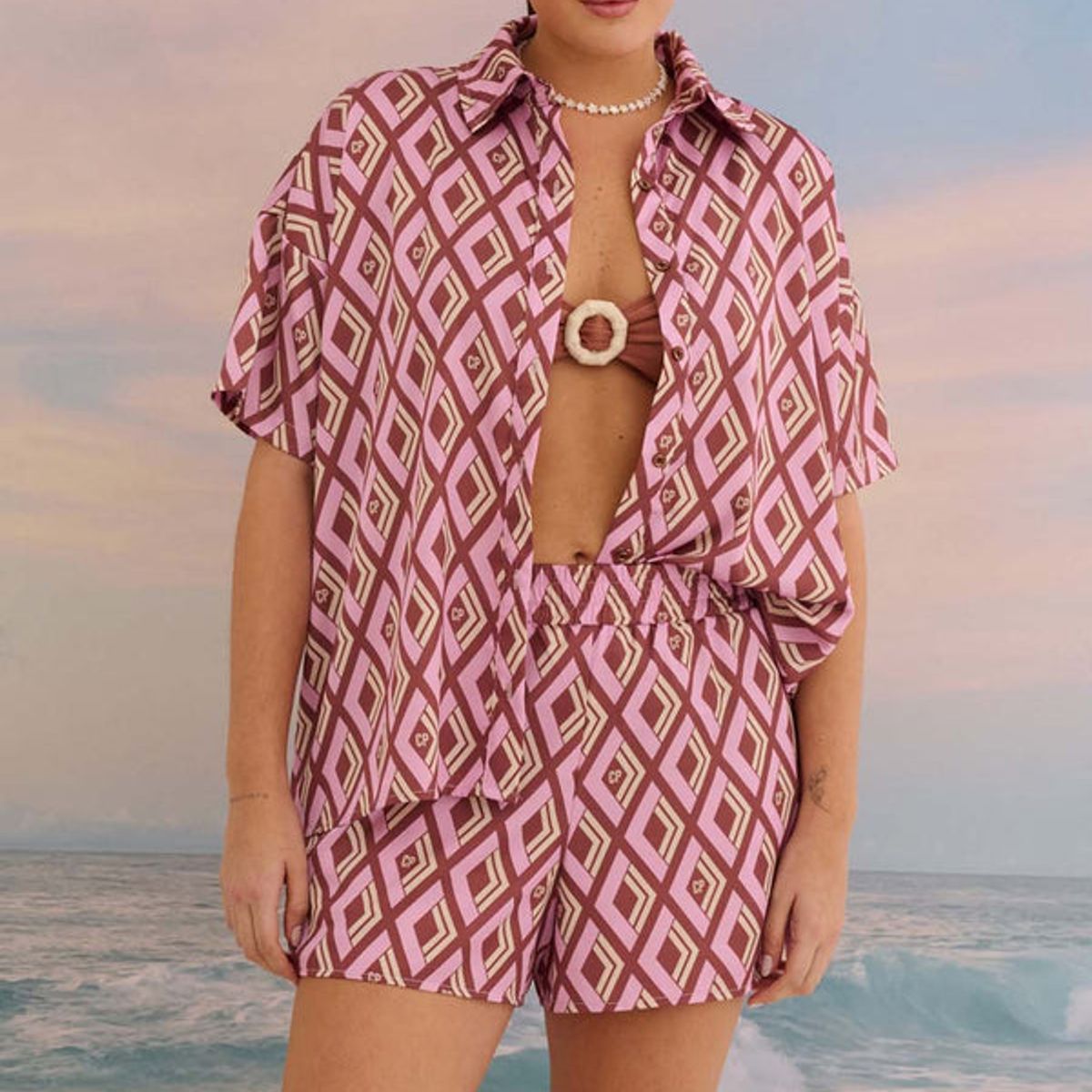 CIPITRIA - Camisa Mykonos Ruby Pink