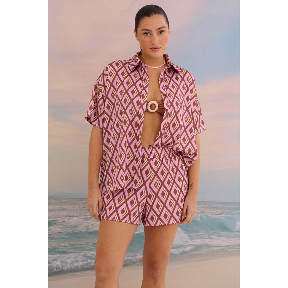 CIPITRIA - Camisa Mykonos Ruby Pink
