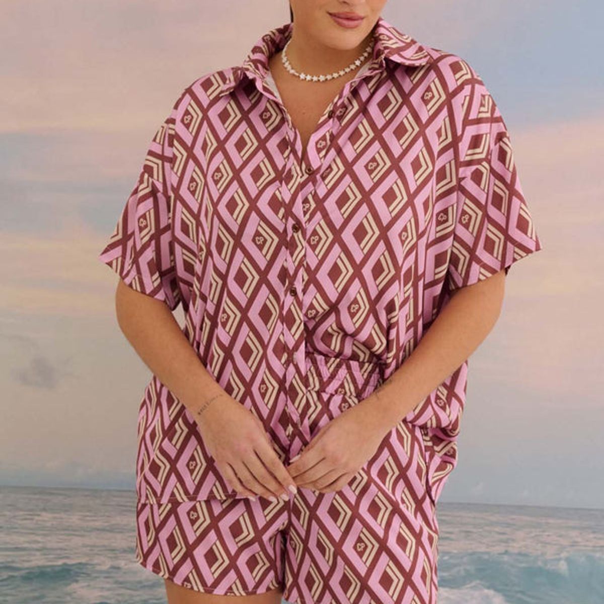 CIPITRIA - Camisa Mykonos Ruby Pink