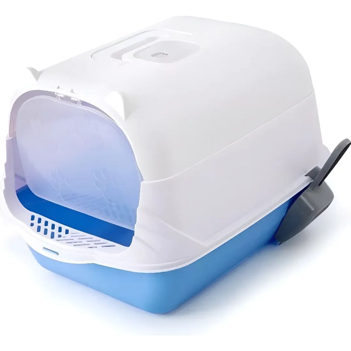 GENERICO - Arenero Cerrado Grande Para Gatos - Baño Sanitario Xl- Pala