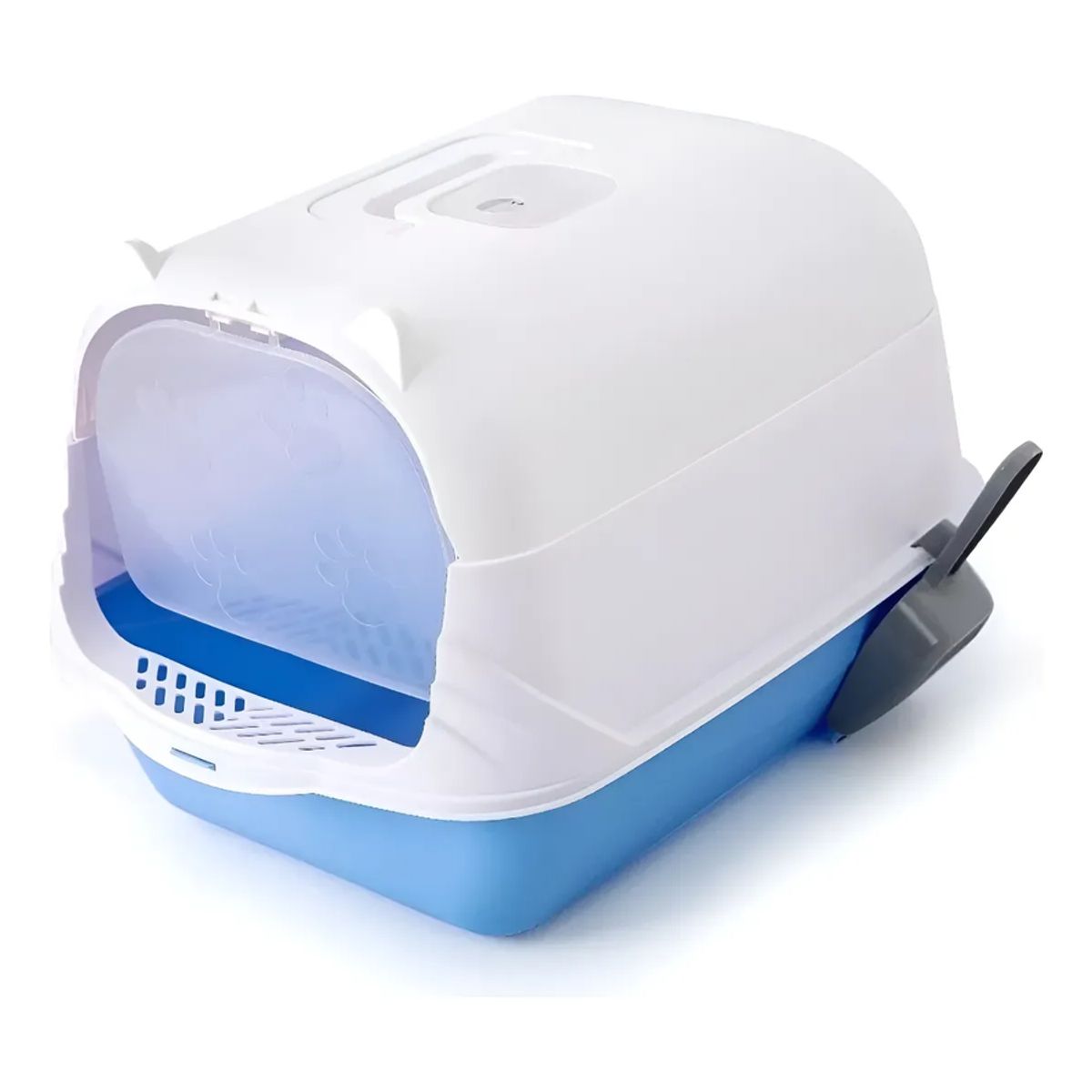GENERICO - Arenero Cerrado Grande Para Gatos - Baño Sanitario Xl- Pala