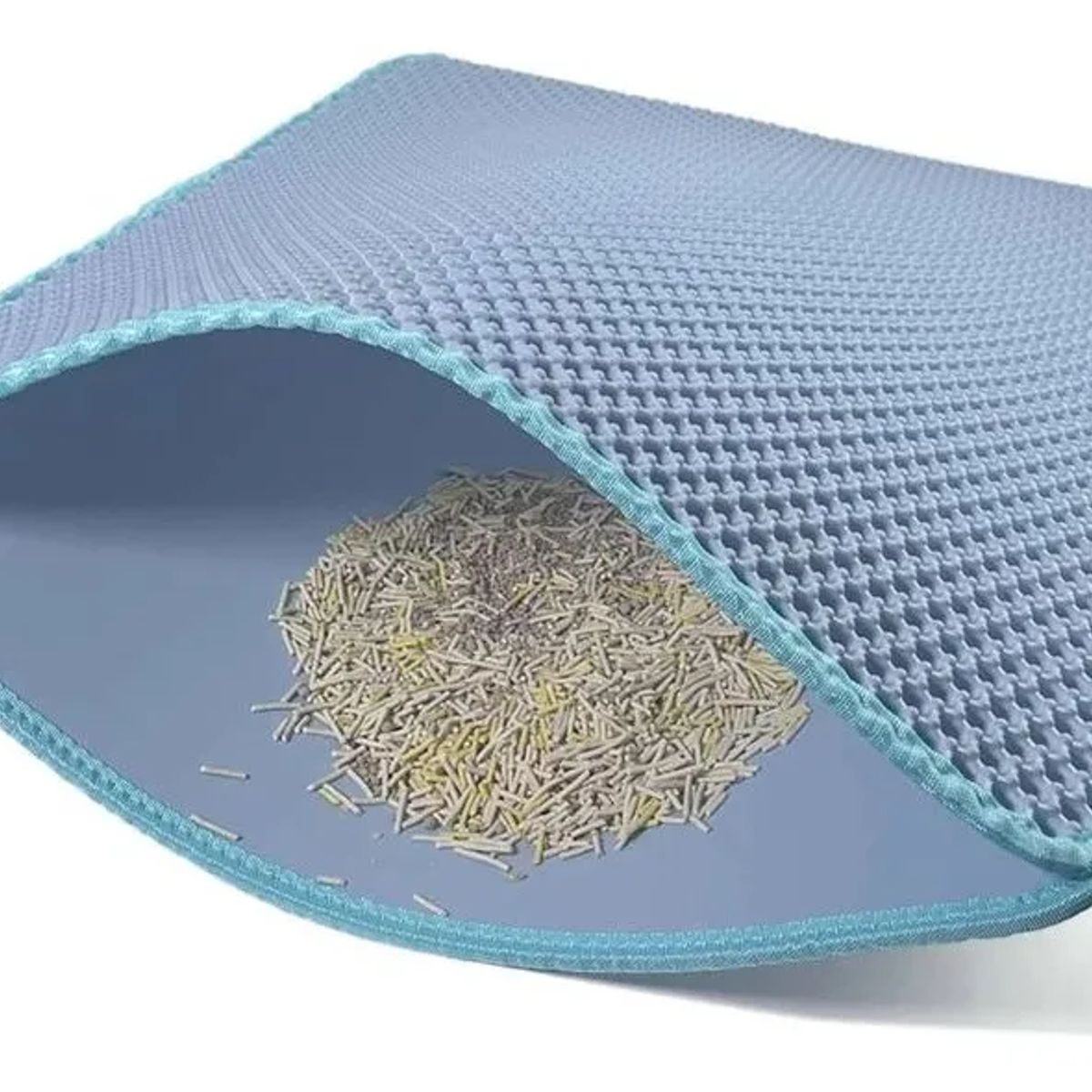 GENERICO - Alfombra Recoge Arena De Gatos Lavable Estera Para Residuos