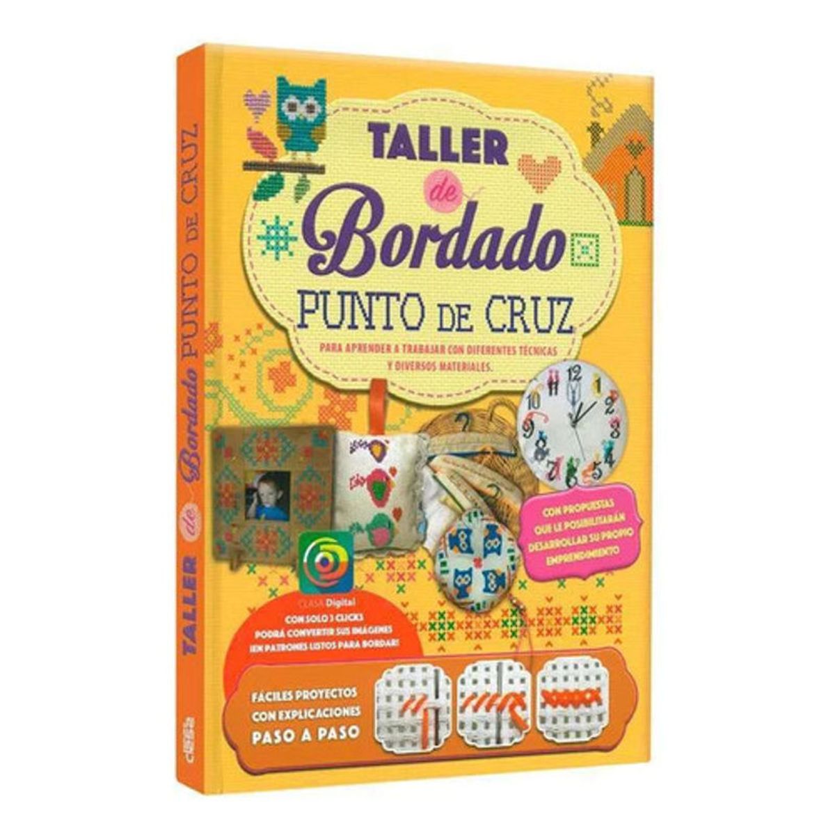 GENERICO - Libro Taller De Bordado Punto De Cruz- Nuevo-original- Lexus