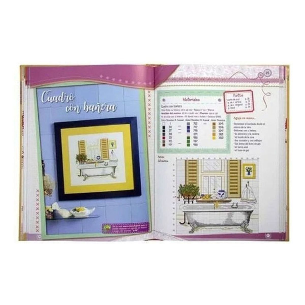 GENERICO - Libro Taller De Bordado Punto De Cruz- Nuevo-original- Lexus