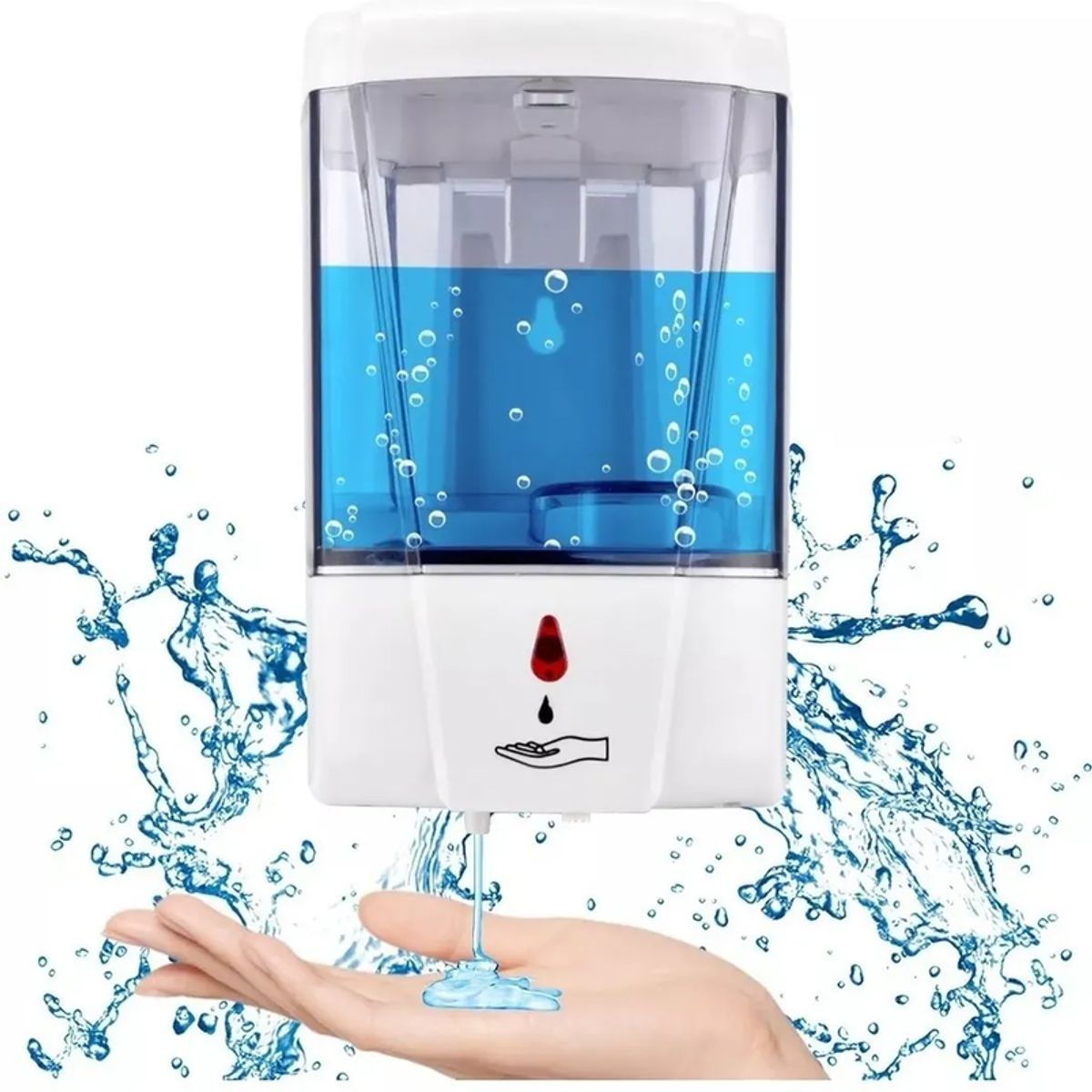 GENERICO - Dispensador Automático Sin Contacto De Jabón  Alcohol Gel Blanco