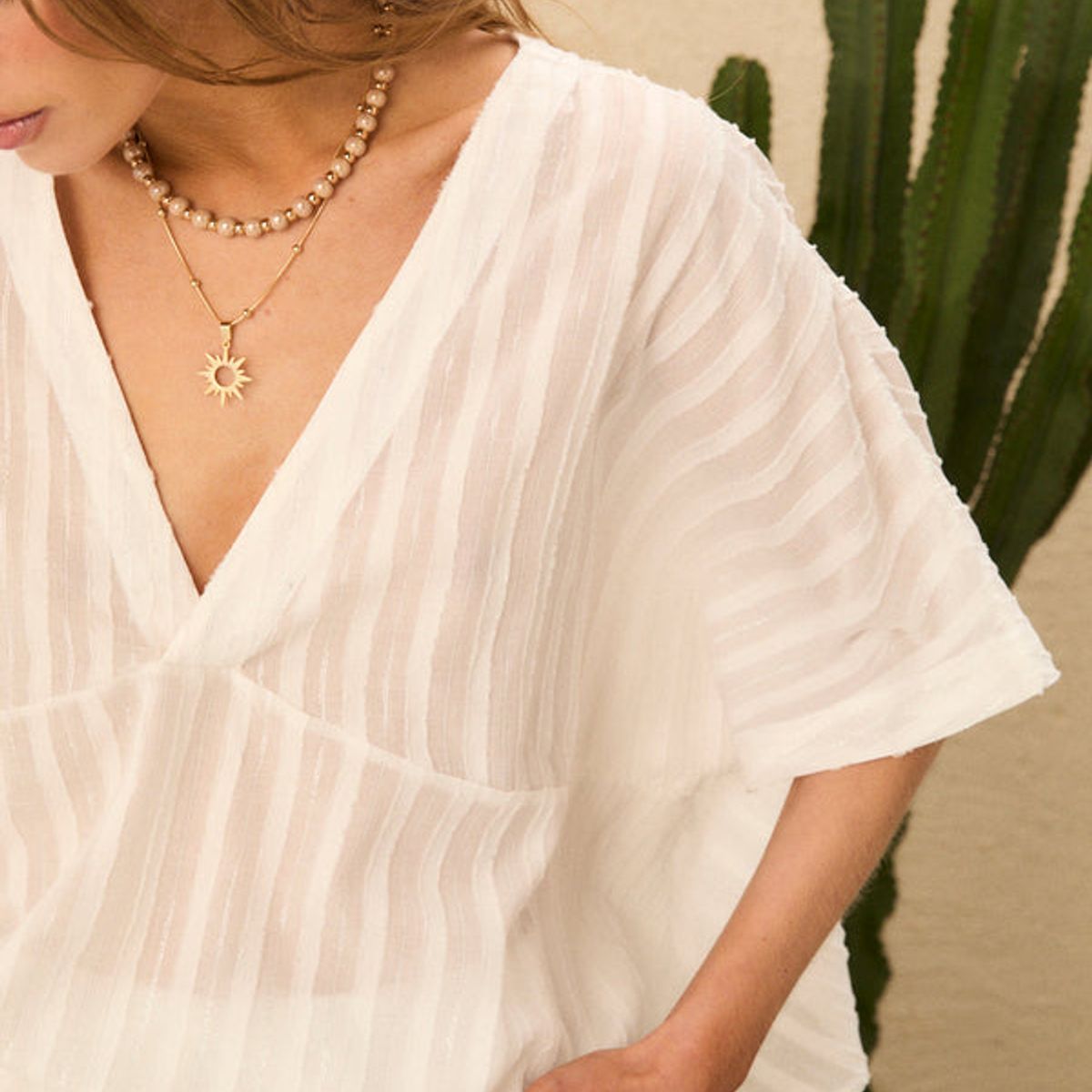 CIPITRIA - Camisola Dolma Blanca by CP