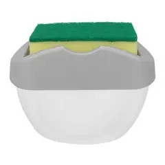 GENERICO - Dispensador De Jabon Manual jabón Líquido Manual Lavaloza Gris