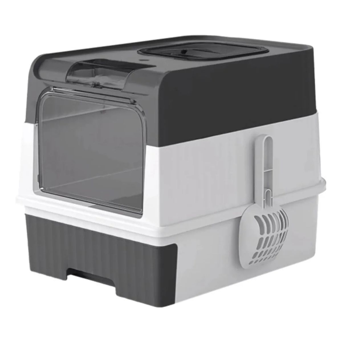 GENERICO - Arenero Sanitario Cerrado Grande Para Gatos + Pala