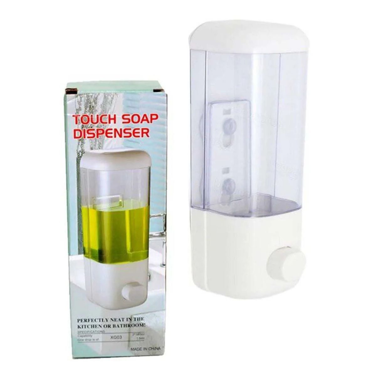 GENERICO - Dispensador De Jabon Liquido Alcohol Gel Blanco