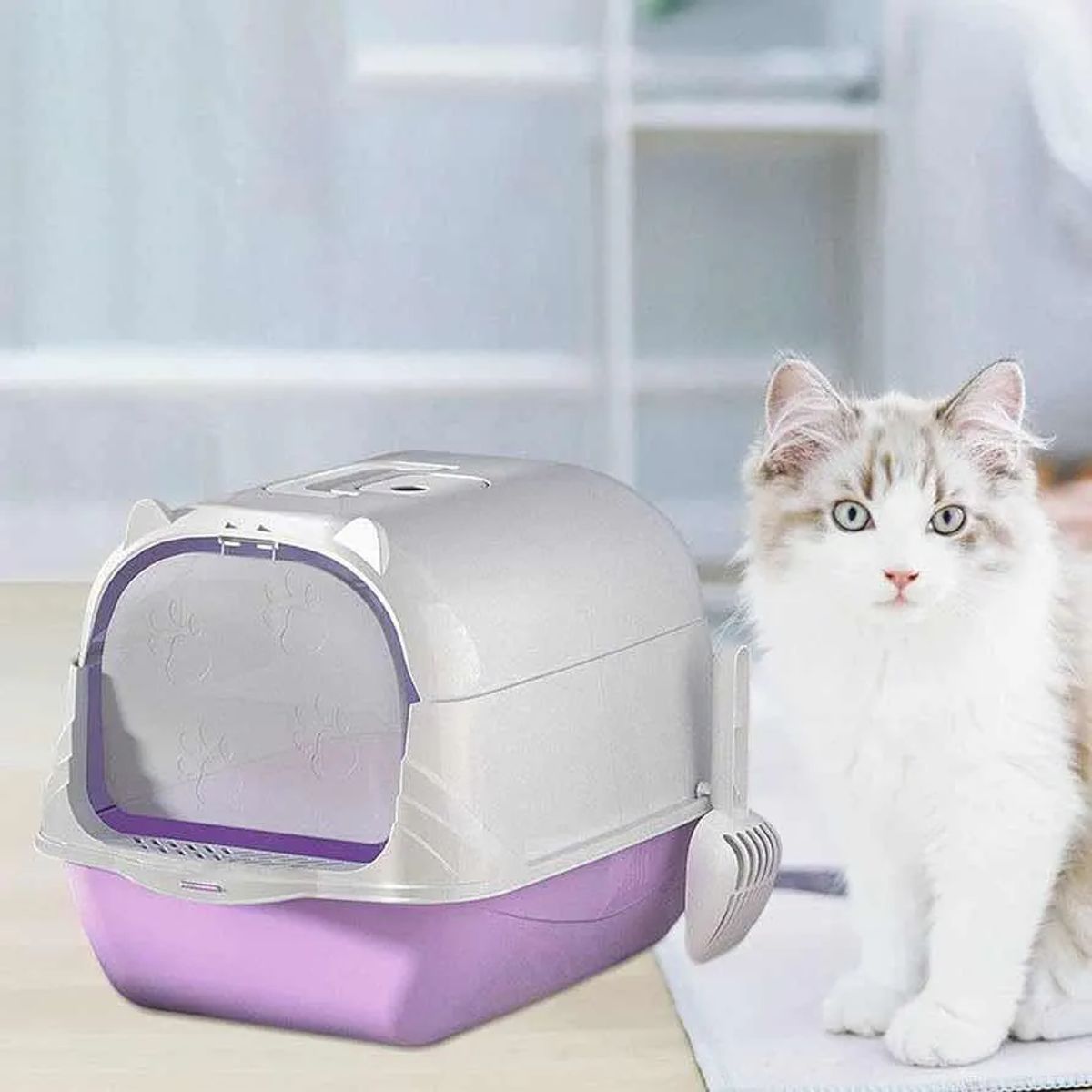 GENERICO - Arenero Cerrado Para Gatos Xl