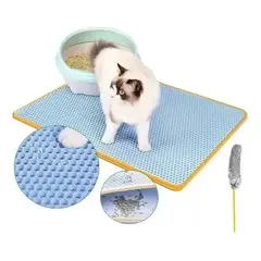 GENERICO - Alfombra Para Arenero Para Gatos Mascotas Residuos