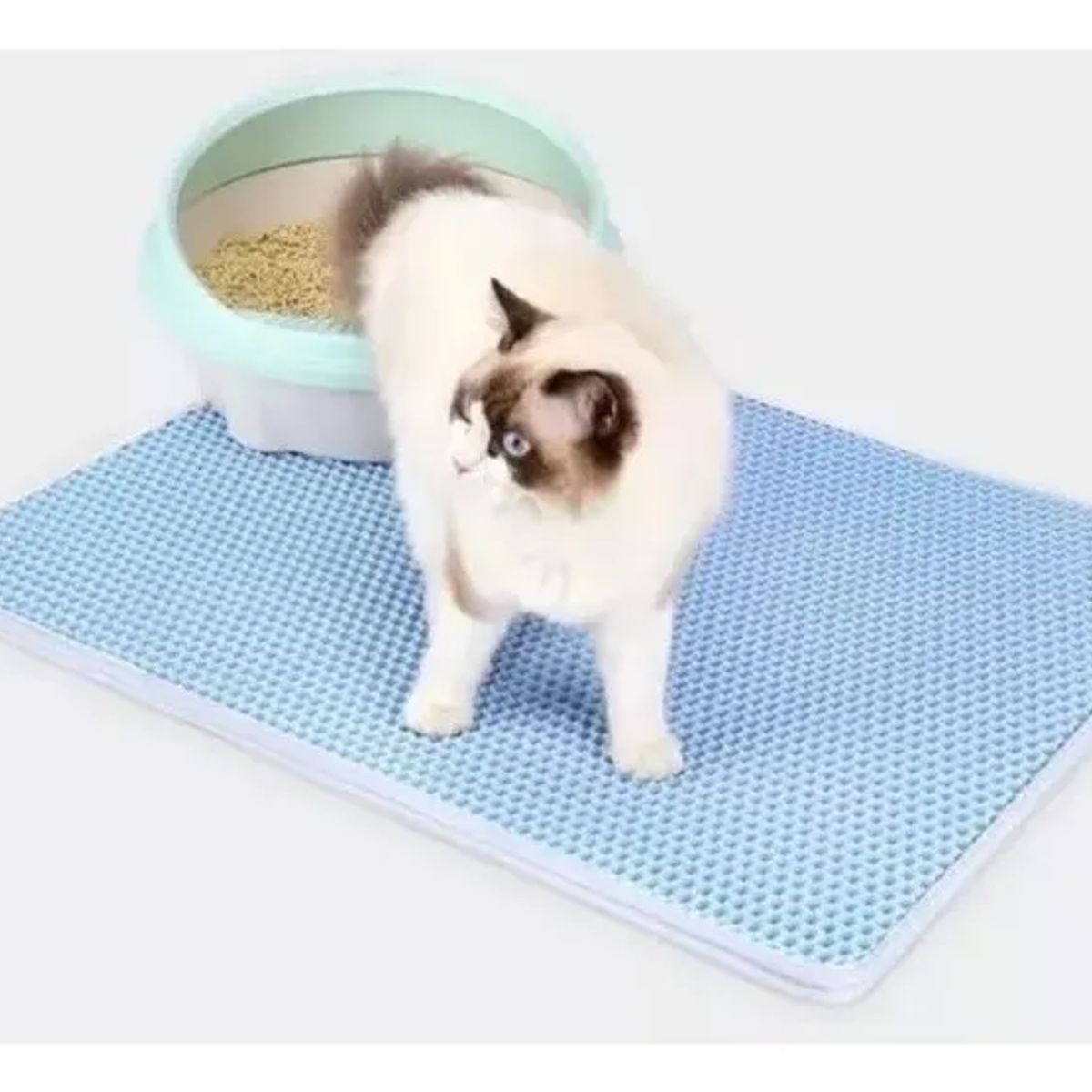 GENERICO - Alfombra Para Arenero Para Gatos Mascotas Residuos