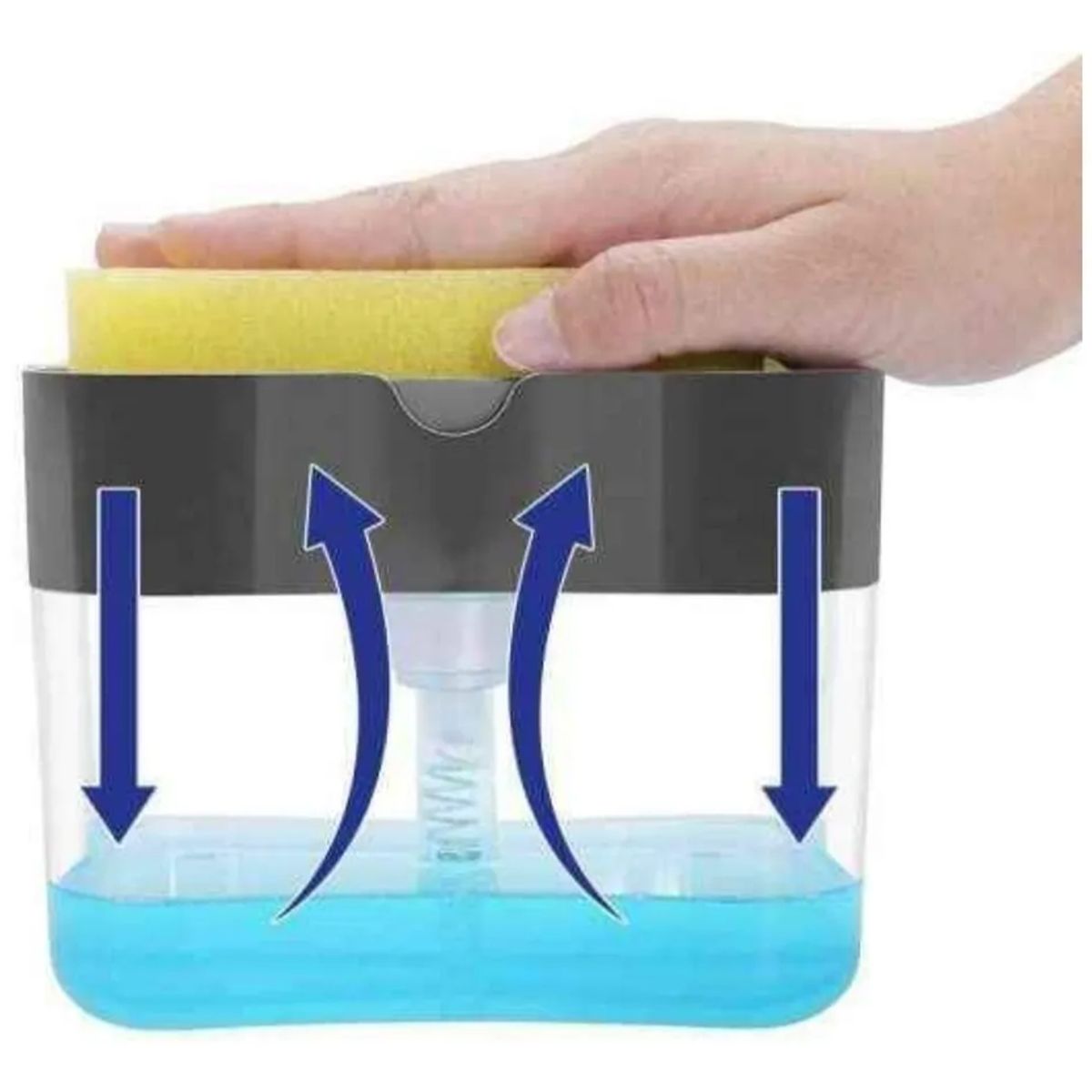 GENERICO - Dispensador Líquido Jabón Cocina Para Platos  Transparente